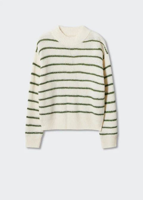 Lurex stripes sweater -  Women | Mango United Kingdom | MANGO (UK)