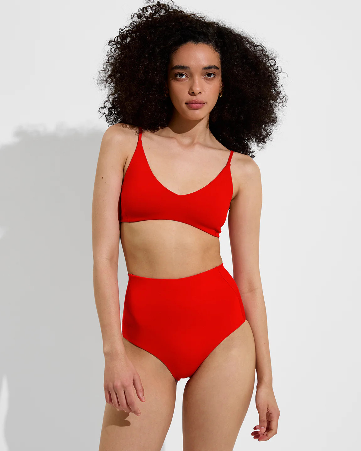 Hi Tide Bottom - High Waisted Swimsuit Bottom | Left on Friday