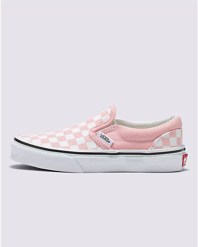 Kids Classic Slip-On Checkerboard Shoe | Vans (US)