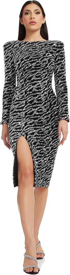 Dress the Population Women's Natalie Bodycon Midi Dress | Amazon (US)