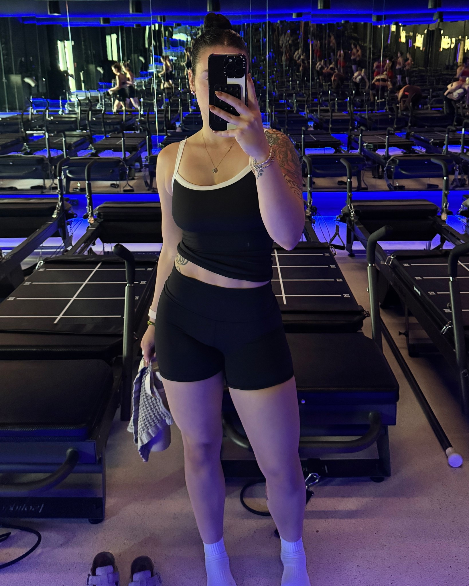 Tank: xs 
Shorts: 4

#LTKSeasonal #LTKFindsUnder50 #LTKActive