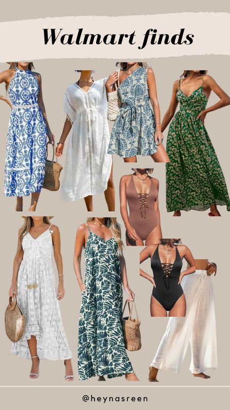 Walmart has the cutest dresses, swimsuits and swim cover ups right now! 

#LTKFindsUnder50 #LTKxWalmart