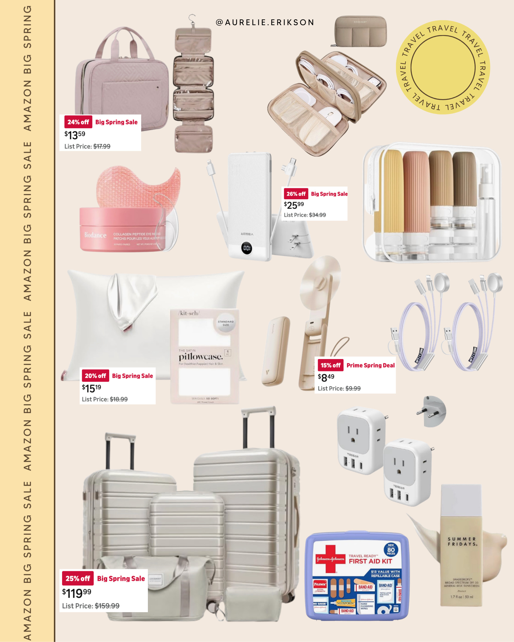 Amazon Big Spring Sale is here! Save on all your traveling must-haves for spring break or summer vacation! 

#AMAZONBIGSPRINGSALE 

 #LTKHome #LTKSaleAlert #LTKTravel