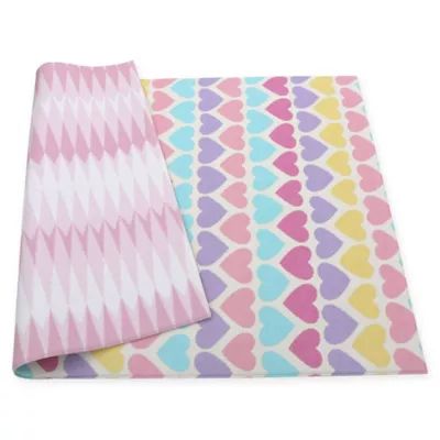 BABY CARE™ Reversible Hearts Playmat in Pink | buybuy BABY | buybuy BABY