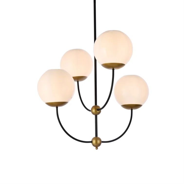 Lennon 4 - Light Unique Globe Chandelier | Wayfair North America