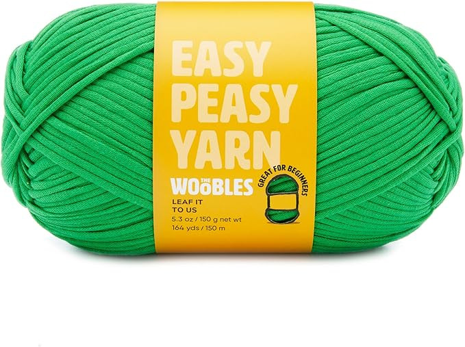 The Woobles Easy Peasy Yarn, Crochet & Knitting Yarn for Beginners with Easy-to-See Stitches - Ya... | Amazon (US)