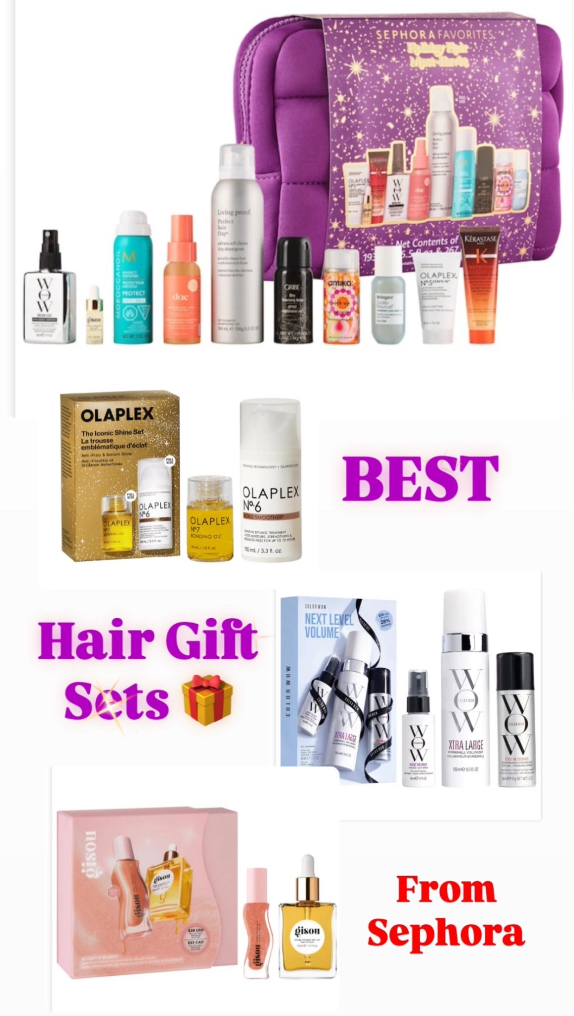 🎁 Get these HAIR GIFT sets while you can still get a discount thru the Sephora Savings Event ending on 11/10! All tiers open. These sets include some of my personal favorite brands & products from each!

#LTKOver40 #LTKSaleAlert #LTKBeauty