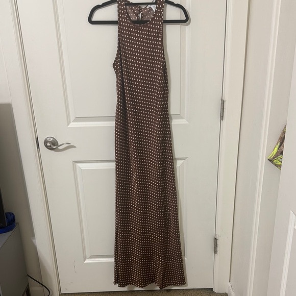 Christian Lacroix Brown Halter Sheath Maxi Dress | Poshmark