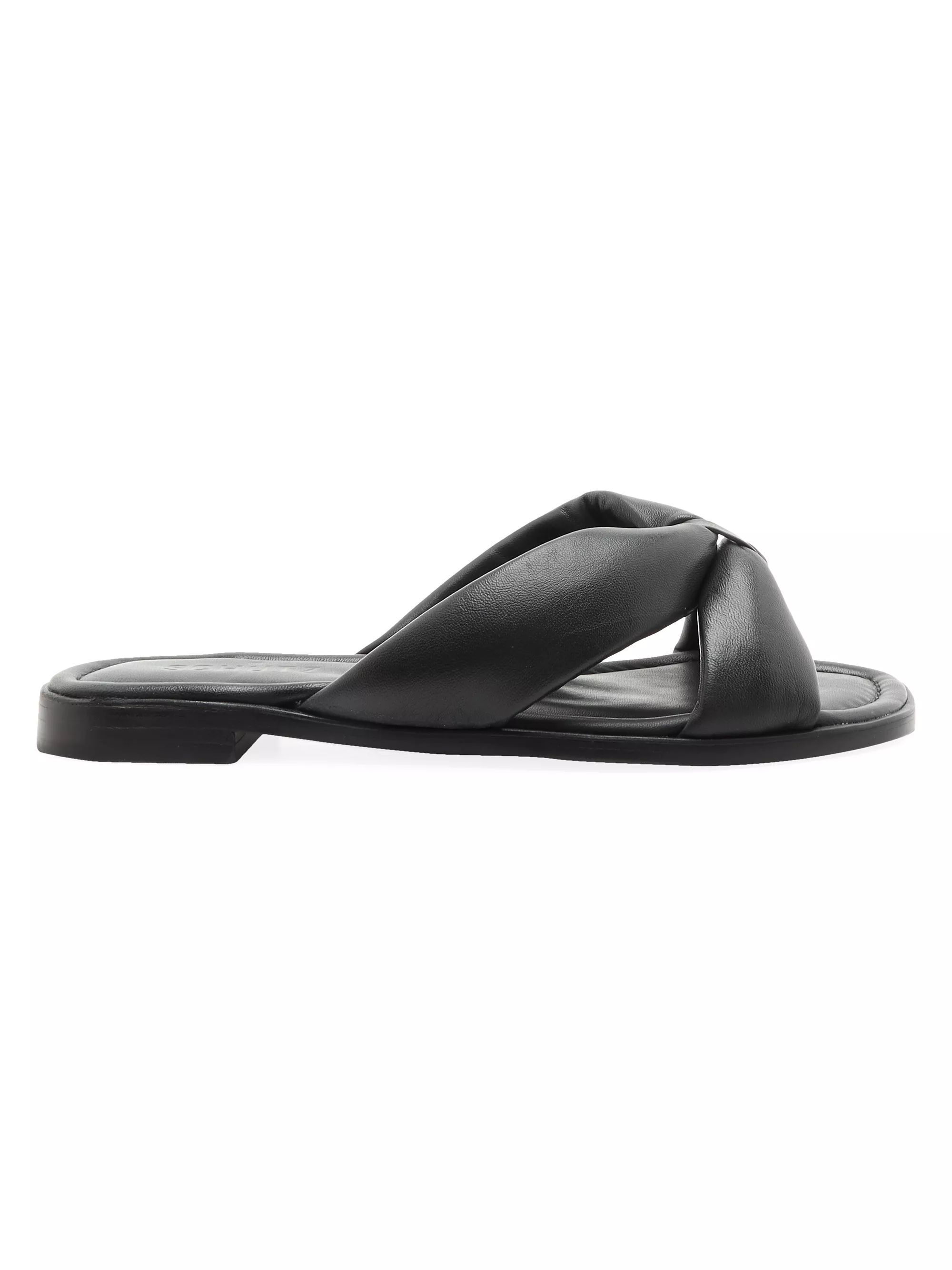 SchutzFairy Padded Leather Sandals | Saks Fifth Avenue