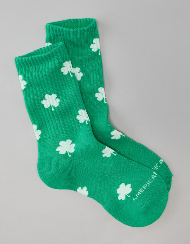 AE Clover Crew Sock | American Eagle Outfitters (US & CA)