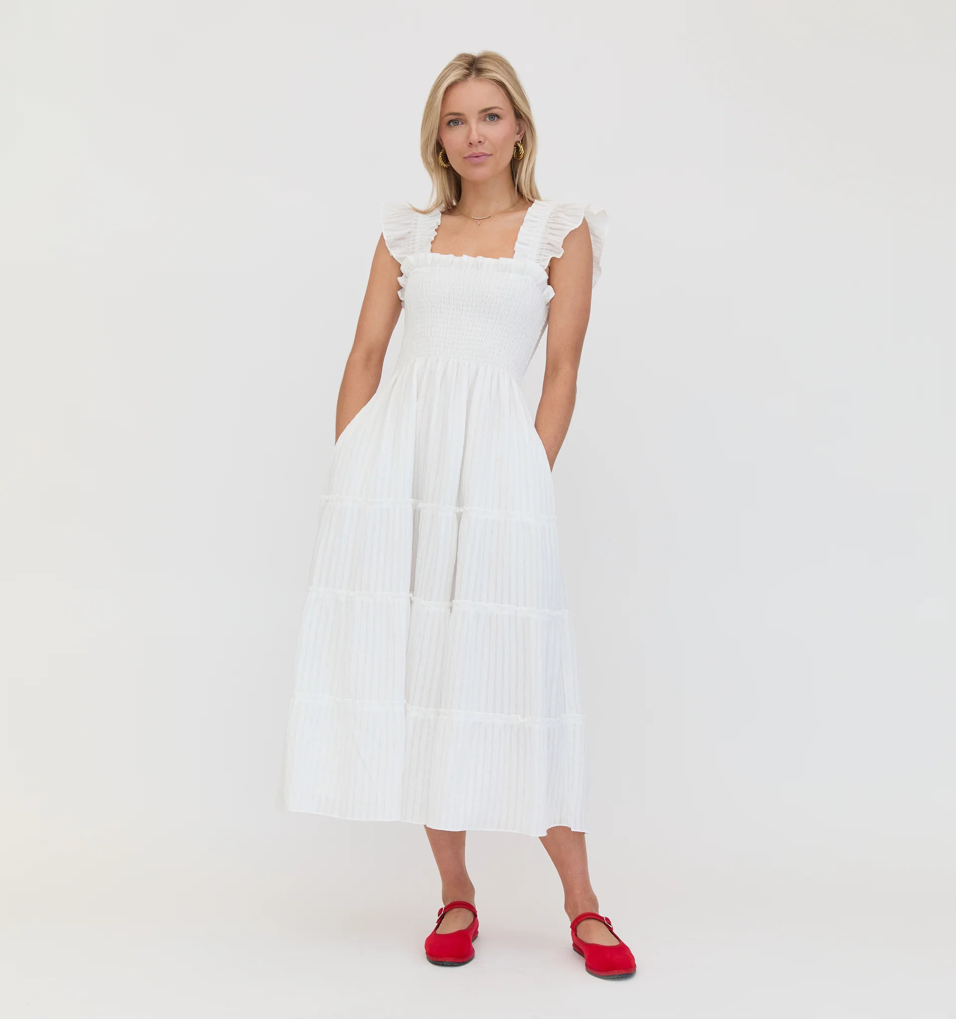 The Ellie Nap Dress - Lots of Hearts | Hill House Home US