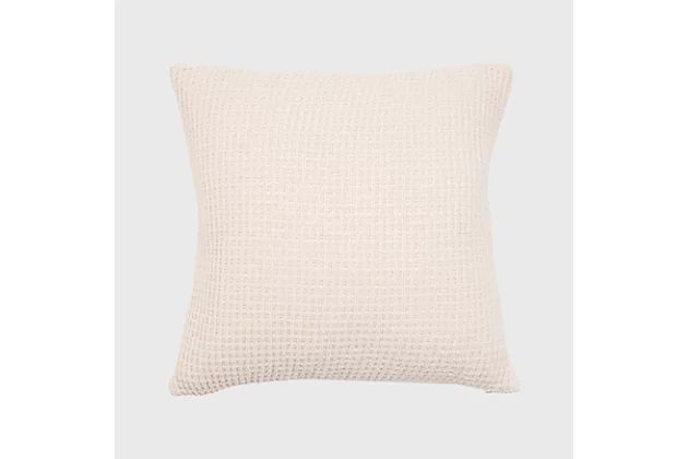 Evergrace Amor Waffle Chenille Knit Pillow | Ashley Homestore