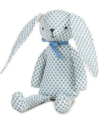 Edgehill Collection x Megan Karp Peter Floral Bunny Plush Toy - Blue | Dillard's