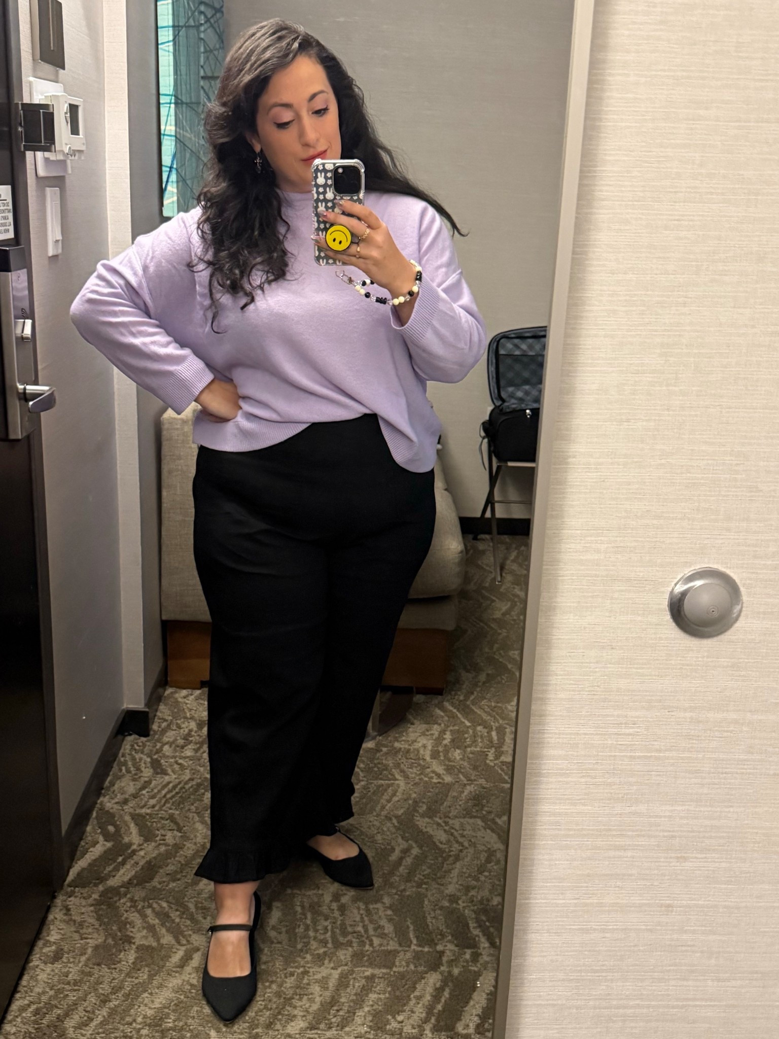 Headed into the office 💜

#LTKWorkwear #LTKMidsize #LTKTravel