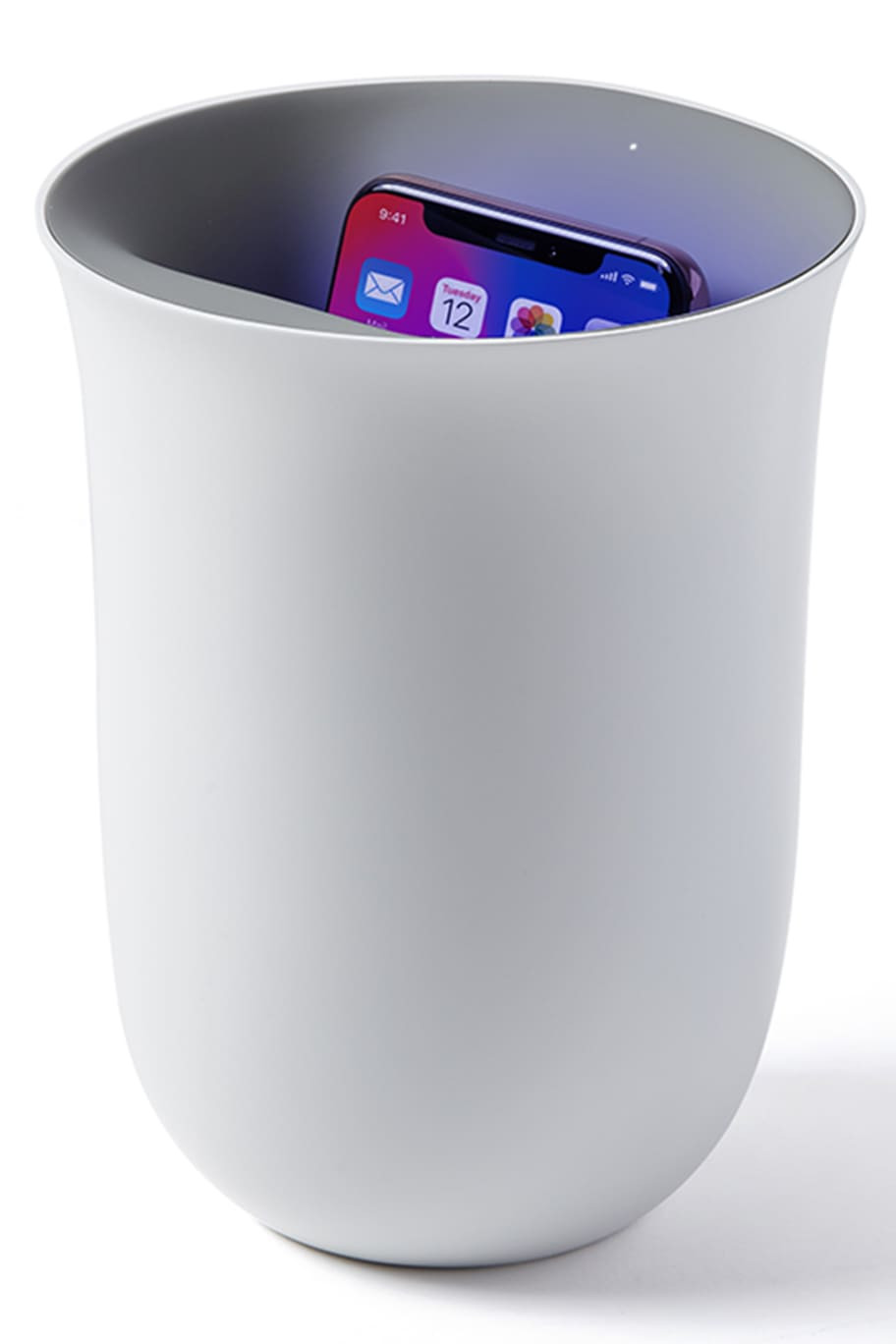 Lexon Design OBLIO Wireless Charging Station with Built-In UV Sanitizer | Neiman Marcus