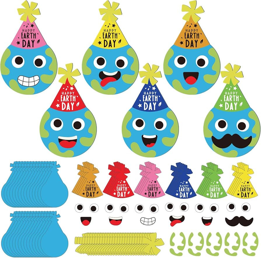 30 Set Earth Day Magnet Craft Kit for Kids, Happy Earth Day Celebration Magnet Craft Kit Make You... | Amazon (US)