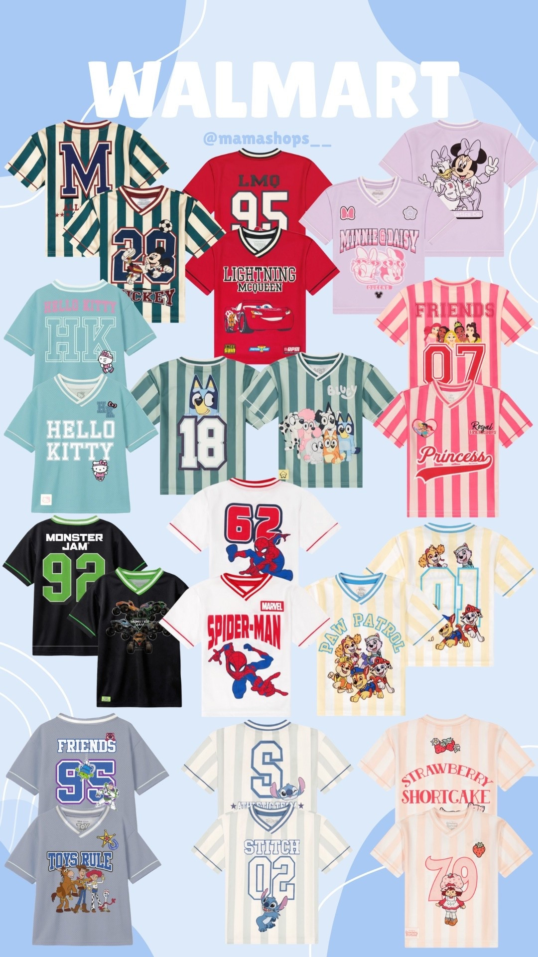 Found these super nice graphic tee jerseys for boys and girls!, I really love that there is a lot of different characters your little ones can choose from 🤩🥰



Find them at Walmart, linking them here!🛍️✨

#LTKSeasonal #LTKBaby #LTKKids