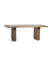 82in Ollie Solid Reclaimed Wood Dining Table | Marshalls