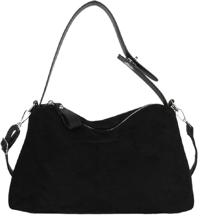 Women Suede Tote Bag Vintage Velvet Crossbody Bag 2025 Shoulder Bag Fall Winter Handbag Pillow Pu... | Amazon (US)