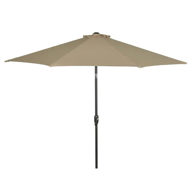 Mainstays 9' Outdoor Tilt Market Patio Umbrella - Tan - Walmart.com | Walmart (US)