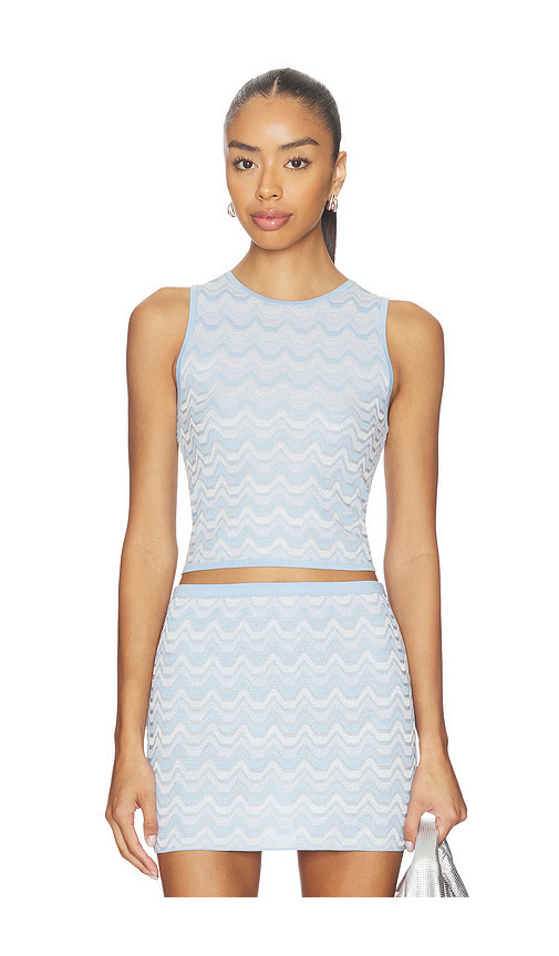 DEVON WINDSOR x REVOLVE Lata Top in Baby Blue. Size S. Also in L, M, XL, XS. | Revolve Clothing (Global)