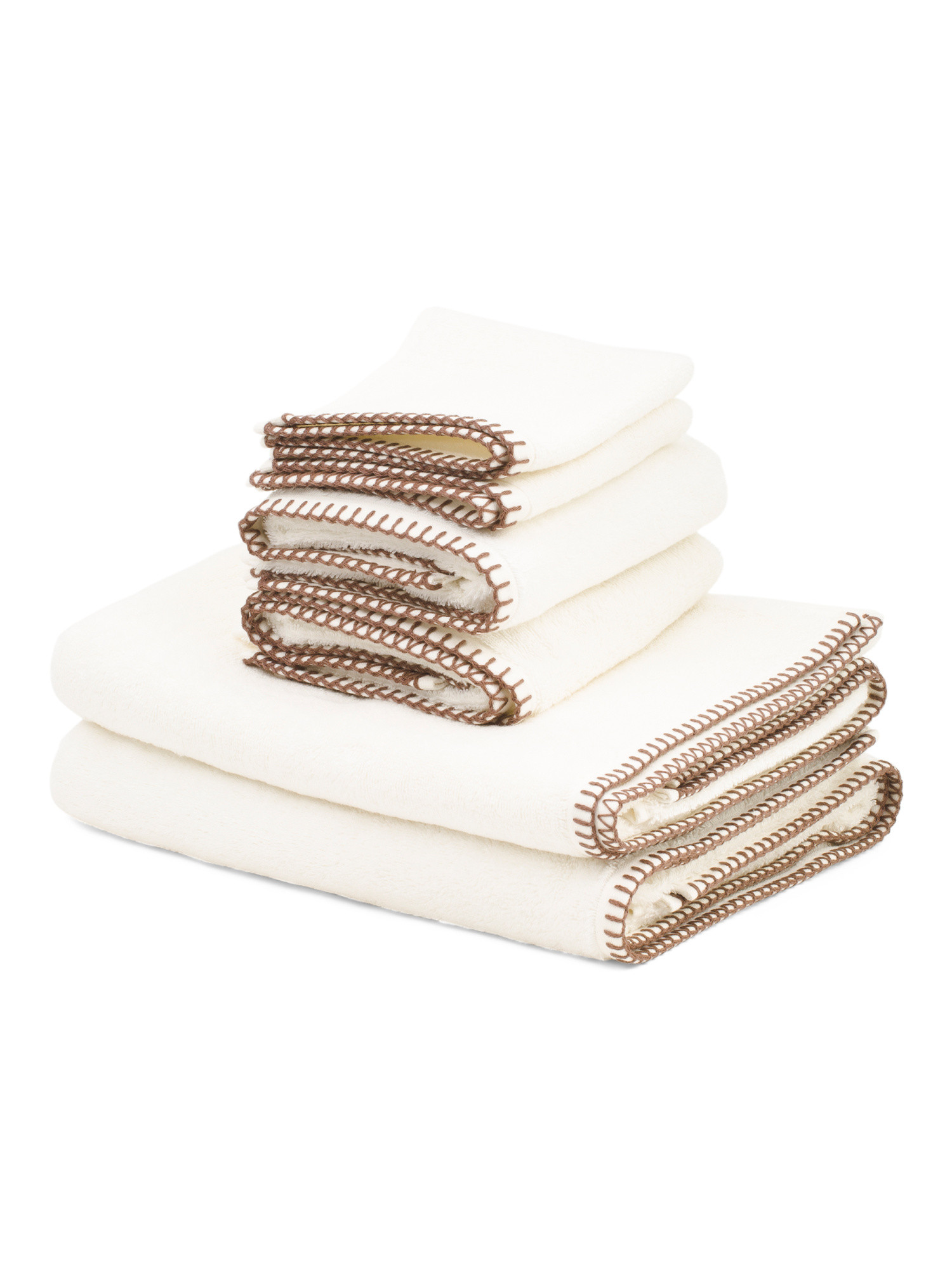 Made In Turkey 6pc Shell Stitch Towel Set | Bed & Bath | Marshalls | Marshalls