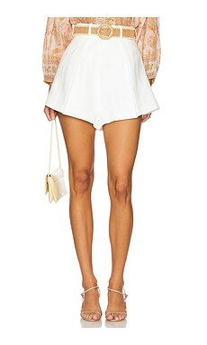 Zimmermann Acacia Tuck Short in Ivory from Revolve.com | Revolve Clothing (Global)