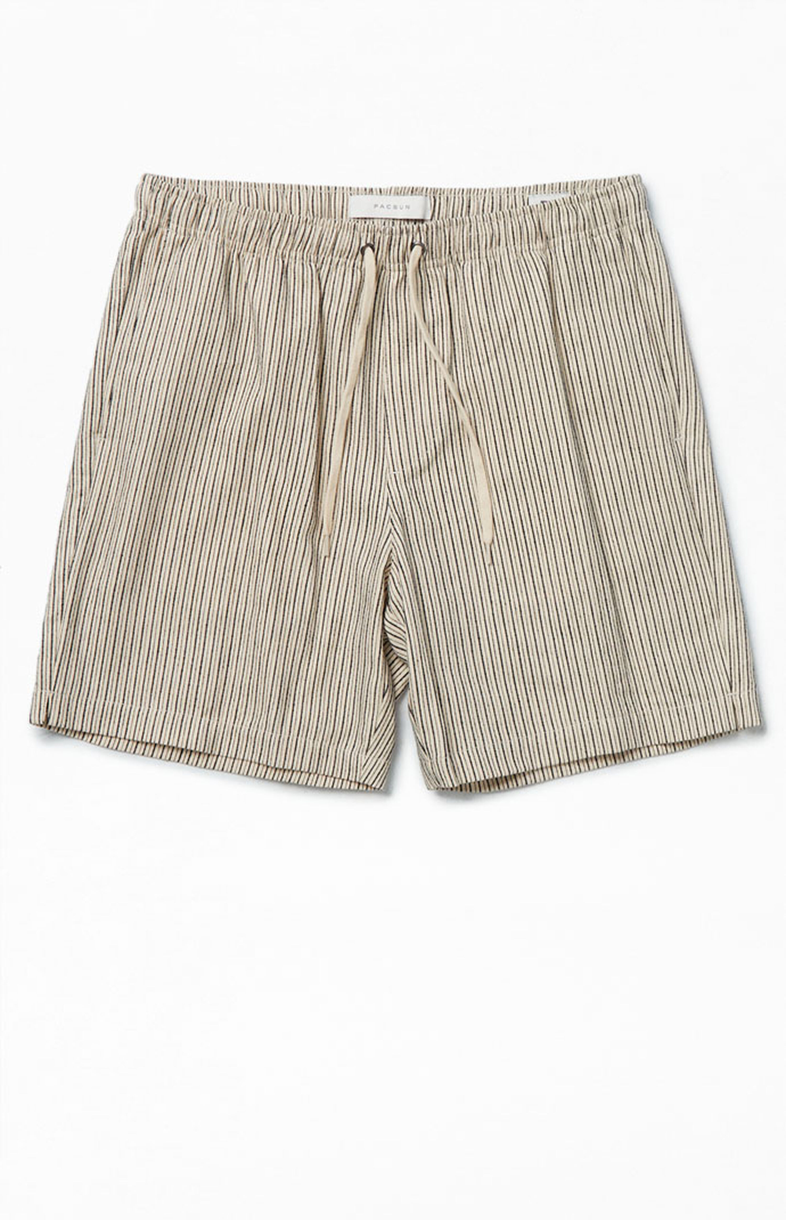 PacSun Black Russel Linen Volley Shorts | PacSun