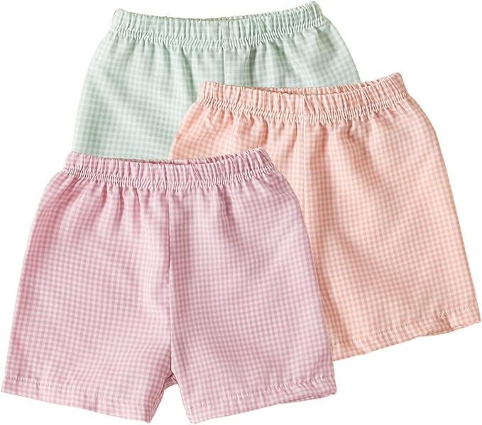 AIKEIDY Toddler Baby Boys Girls Summer Shorts Unisex Baby Plaid Casual Pants for Kids 3 Pack 6M-5... | Amazon (US)