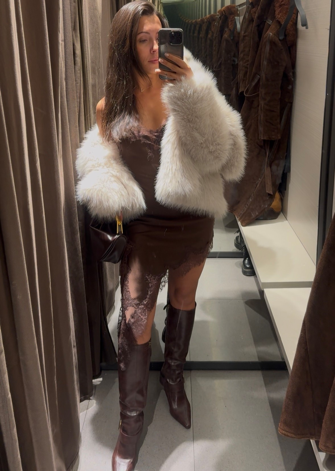 Brown silk dress 🤎

#LTKSaleAlert #LTKootd #LTKSeasonal