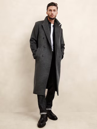 Double Breasted Topcoat | Banana Republic Factory