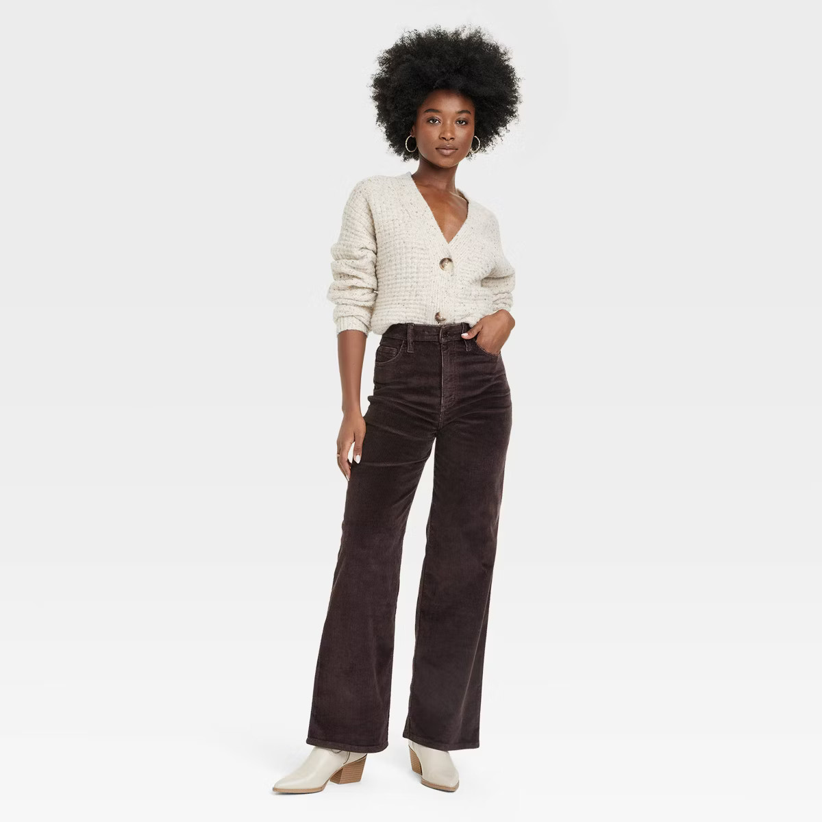 Women's High-Rise Corduroy Wide Leg Jeans - Universal Thread™ | Target