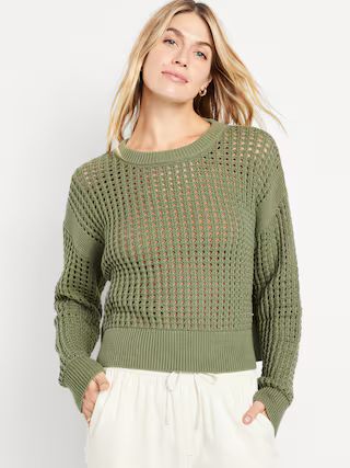 Open-Stitch Sweater | Old Navy (US)