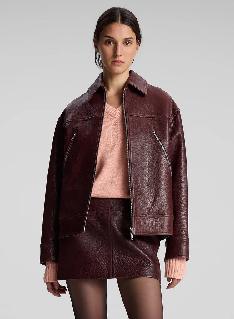 Olive Leather Jacket | A.L.C