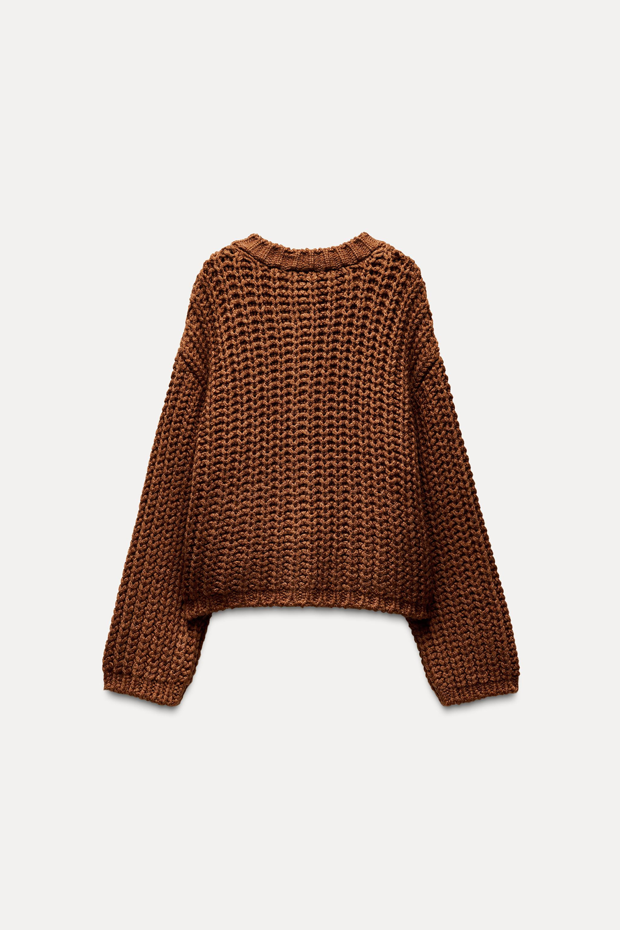 CHUNKY-KNIT CARDIGAN | Zara UK