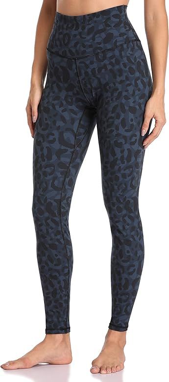 Amazon.com: Colorfulkoala Women's High Waisted Pattern Leggings Full-Length Yoga Pants (XS, Aqua ... | Amazon (US)