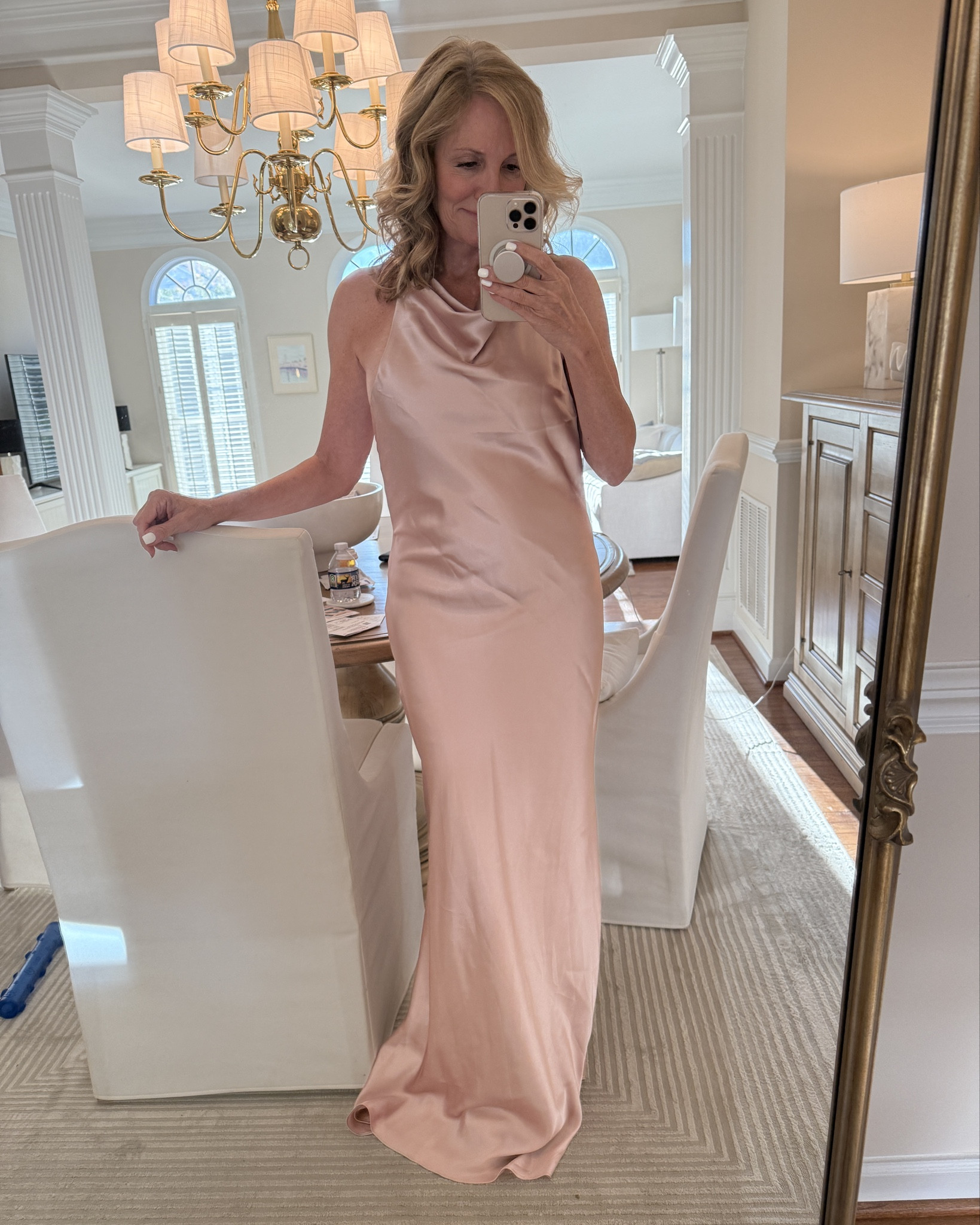 Always looking for a great find. This dress is definitely not for petites, although beautiful color and lined, very long and huge sleeve cutouts. Great price and I recommend for taller bigger framed ladies 

#LTKOver40 #LTKSaleAlert #LTKTall