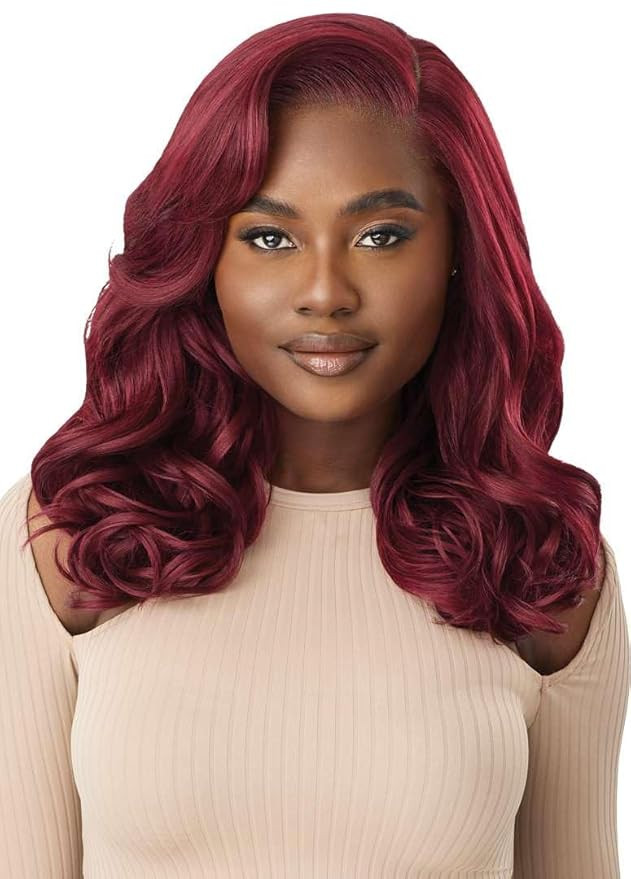 Outre Lace Front Wig - Melted Hairline - Shelby (DARK BROWN 2) | Amazon (US)