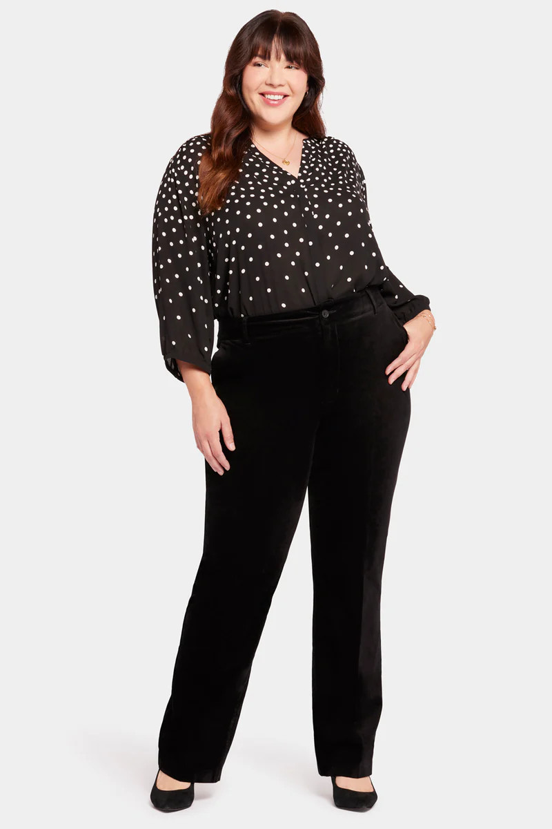 Straight Leg Trouser Pants In Plus Size | NYDJ