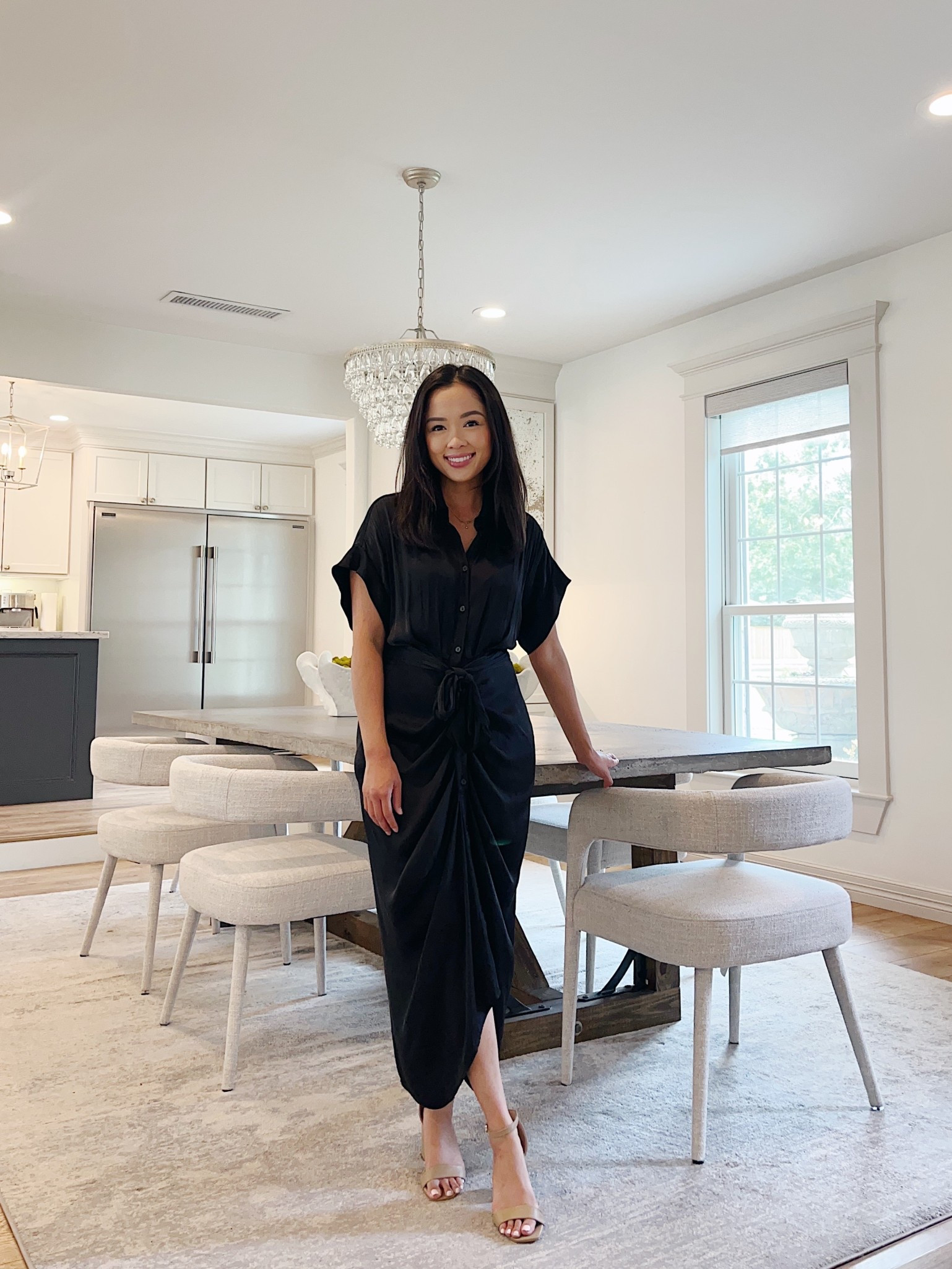 Hosted this beauty in spring shadows over the weekend 🏡✨ Love a good open house! Also linking my dress because I got a few DMs about it when I posted it in my stories 🫶

#LTKFindsUnder100 #LTKWorkwear