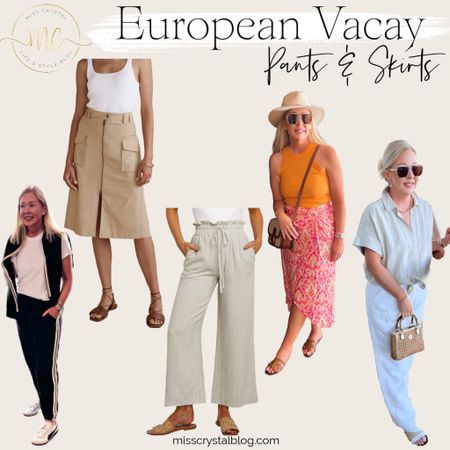 The skirts and pants I packed for our summer Europe trip and Mediterranean cruise. 

#LTKeurope #LTKtravel #LTKover40