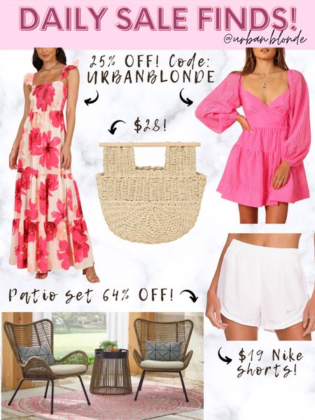 Spring dresses, petal & pup, outdoor patio furniture, Nike shorts 

#LTKFind #LTKtravel #LTKsalealert