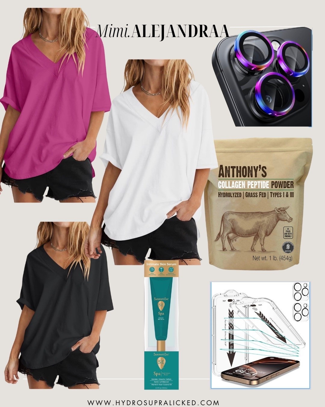 vacation outfits beach cotton over sized tops to stay breezy for tropical travel capsule from Amazon. Collagen in a bag for easier packing. Don’t forget phone protection while traveling! Screen and lens protection 

#LTKActive #LTKSaleAlert #LTKootd