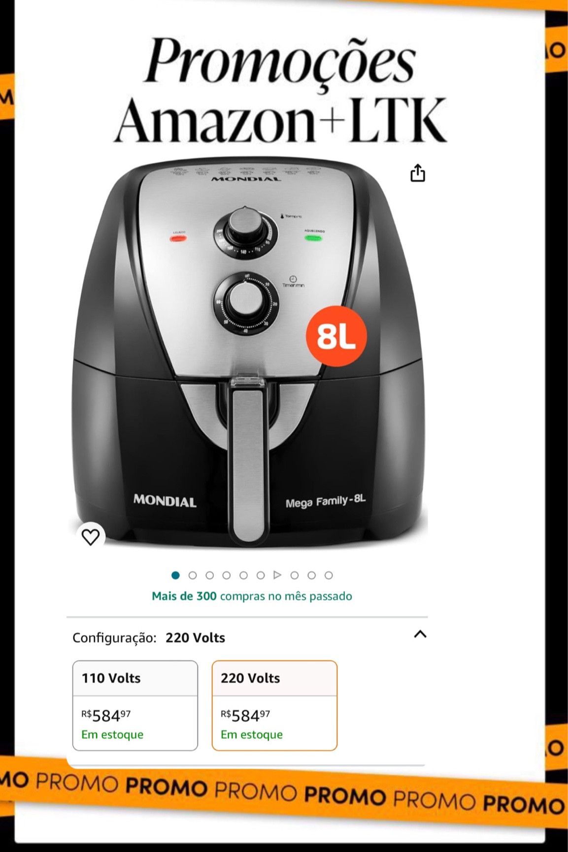 Faz a refeição saudável para família inteira . 
▫️R$ 584,97

#LTKfamily #LTKbeauty #LTKbrasil