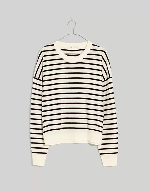 (Re)sponsible Cashmere Relaxed Sweater in Stripe | Madewell