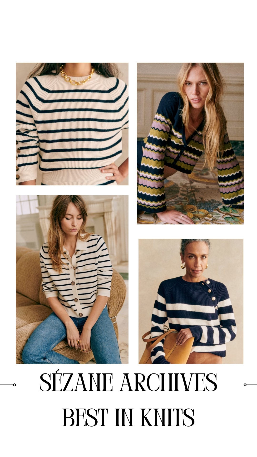Sézane knitwear is so good, you’ll never go back! Many are made of natural blends of merino, mohair and alpaca and finely milled in gorgeous silhouettes. They have the famous Sezane Sami Jumper Kate Middleton wore, as well as my fave cardi, the Betty which is such an easy layering piece year round! 

Betty cardigan, sezane cardigan, sezane knit, knitwear, sustainable fashion, French girl style 



#LTKsummer #LTKstyletip #LTKworkwear