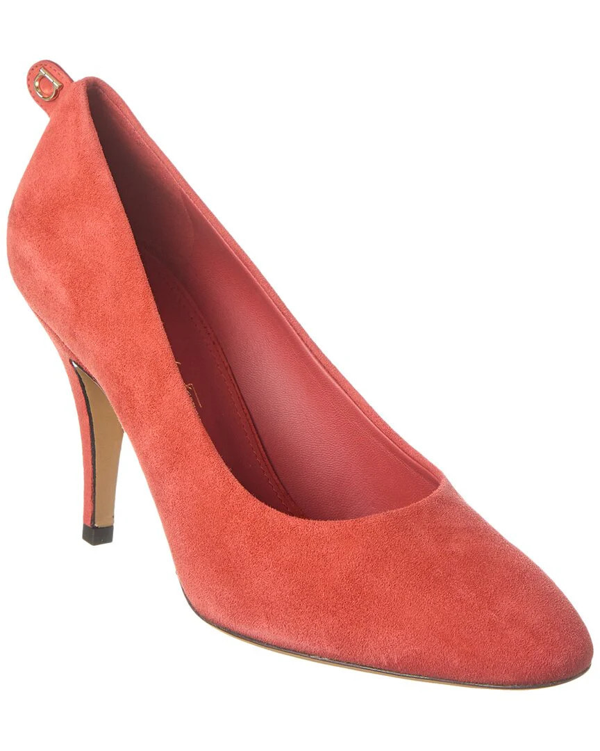 Ferragamo Judy Suede Pump | Shop Simon