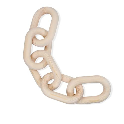 Decorative Wood Chain Link | Modern Farmhouse Decor Set | Decorations for Living Room Bedroom Entryw | Amazon (US)