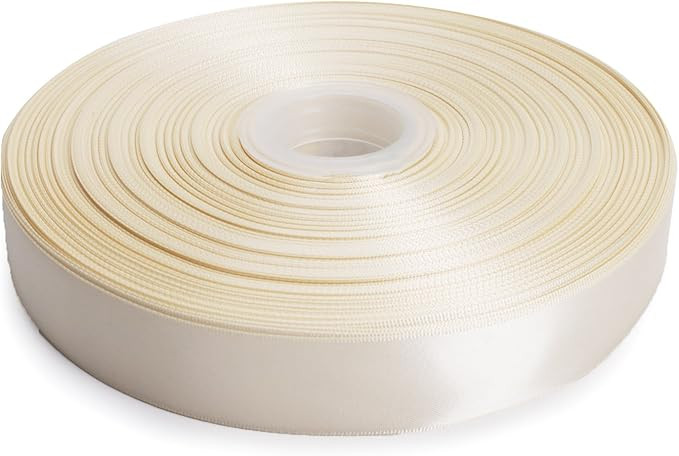 LaRibbons 50 Yards 1" Double Face Satin Ribbon for Craft, Gift Wrapping, Hair Bow, Wedding Deco -... | Amazon (US)