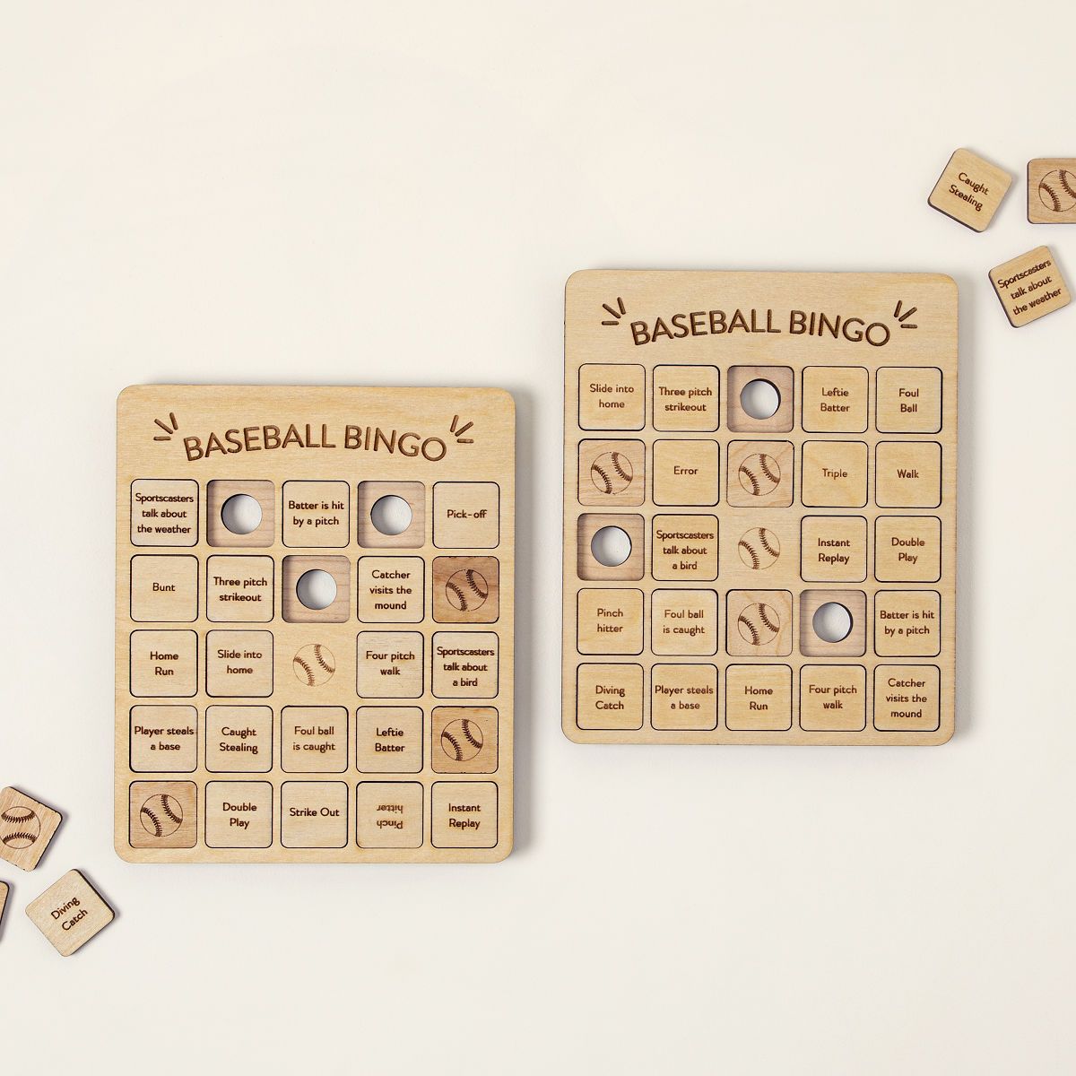 Baseball Bingo Set of 2 | UncommonGoods